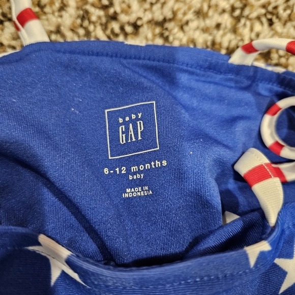 GAP BABY Swimsuit Red, White and BlueSize 6-12 Months - Picture 3 of 3